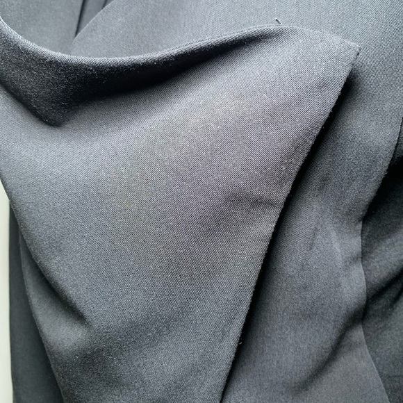 Asymmetric Black Jessica Simpson Tailored Blazer Jacket - Size M - Picture 5 of 7